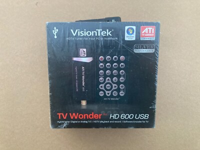 Visiontek ATI TV Wonder HD 600 USB 2.0 TV Tuner  Video Capture Device.