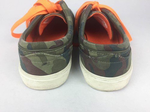 Polo Faxon Low Shoes - Mens 8D - Olive Camo and Orange