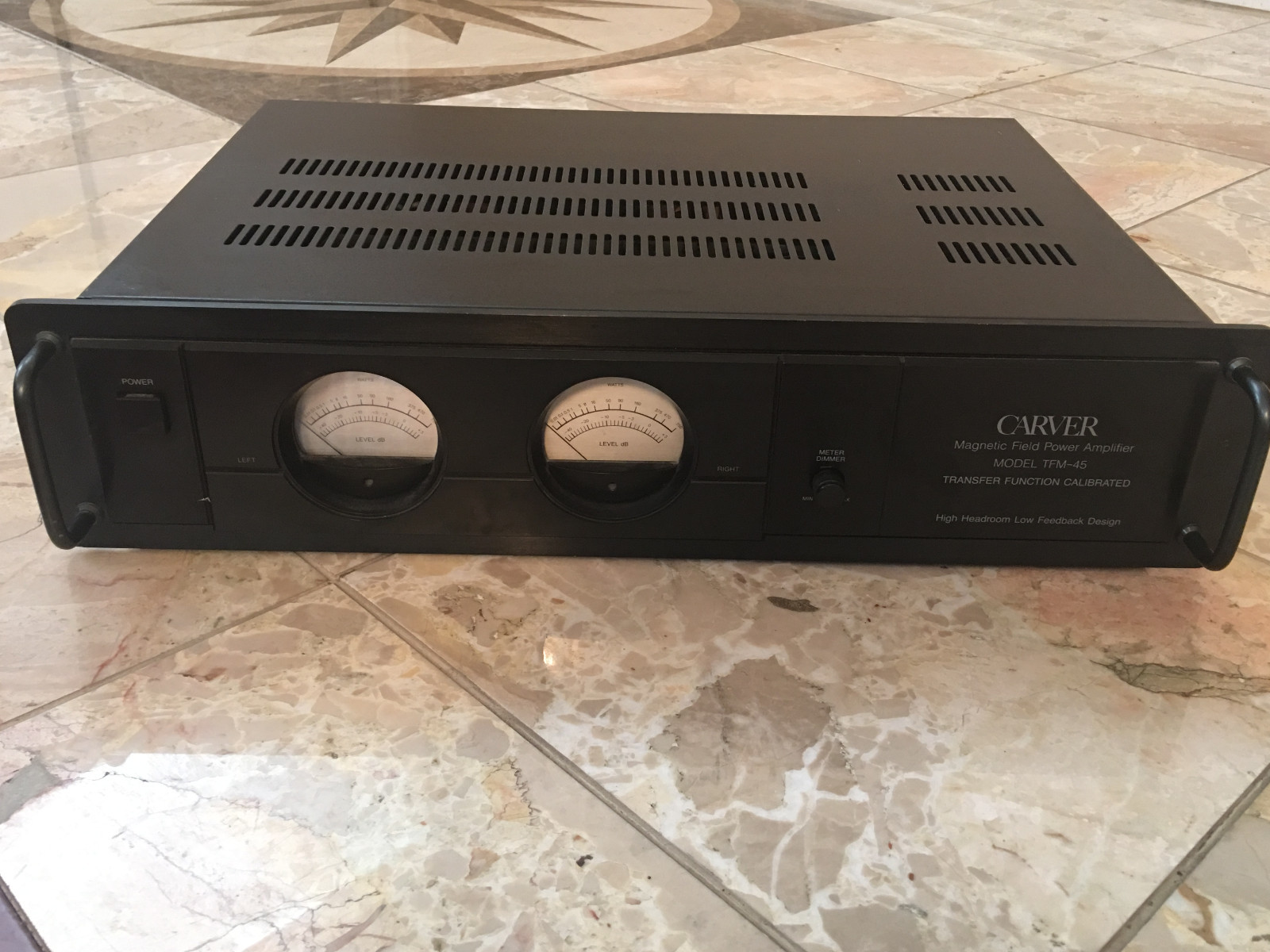 Carver TFM-45 Made In USA Magnetic Field Transfer Function Amplifier 120v 240v