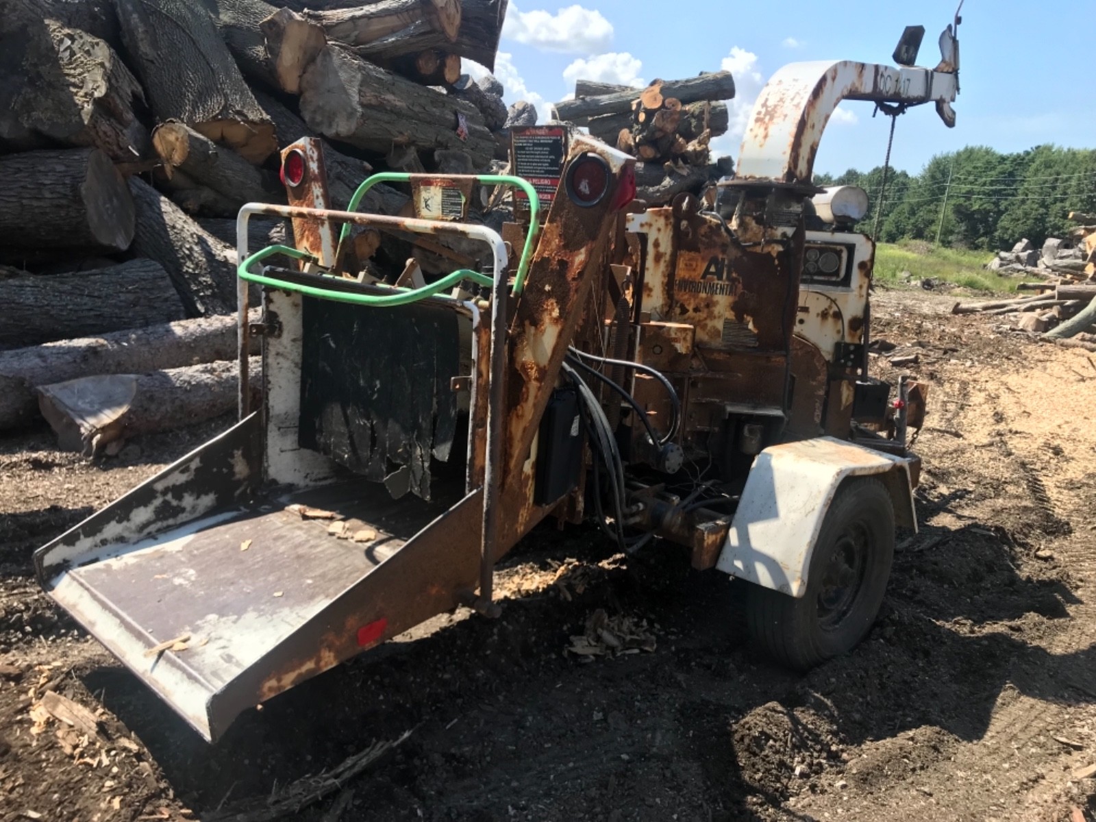 2007 altec 1217 woodchipper cat diesel
