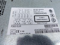 Fiat Doblo II 263 10-15 Autoradio CD Radio Player mit Blende Fiat Doblo II 263 10-15 24.01.2012  735534404... Vorschau 6