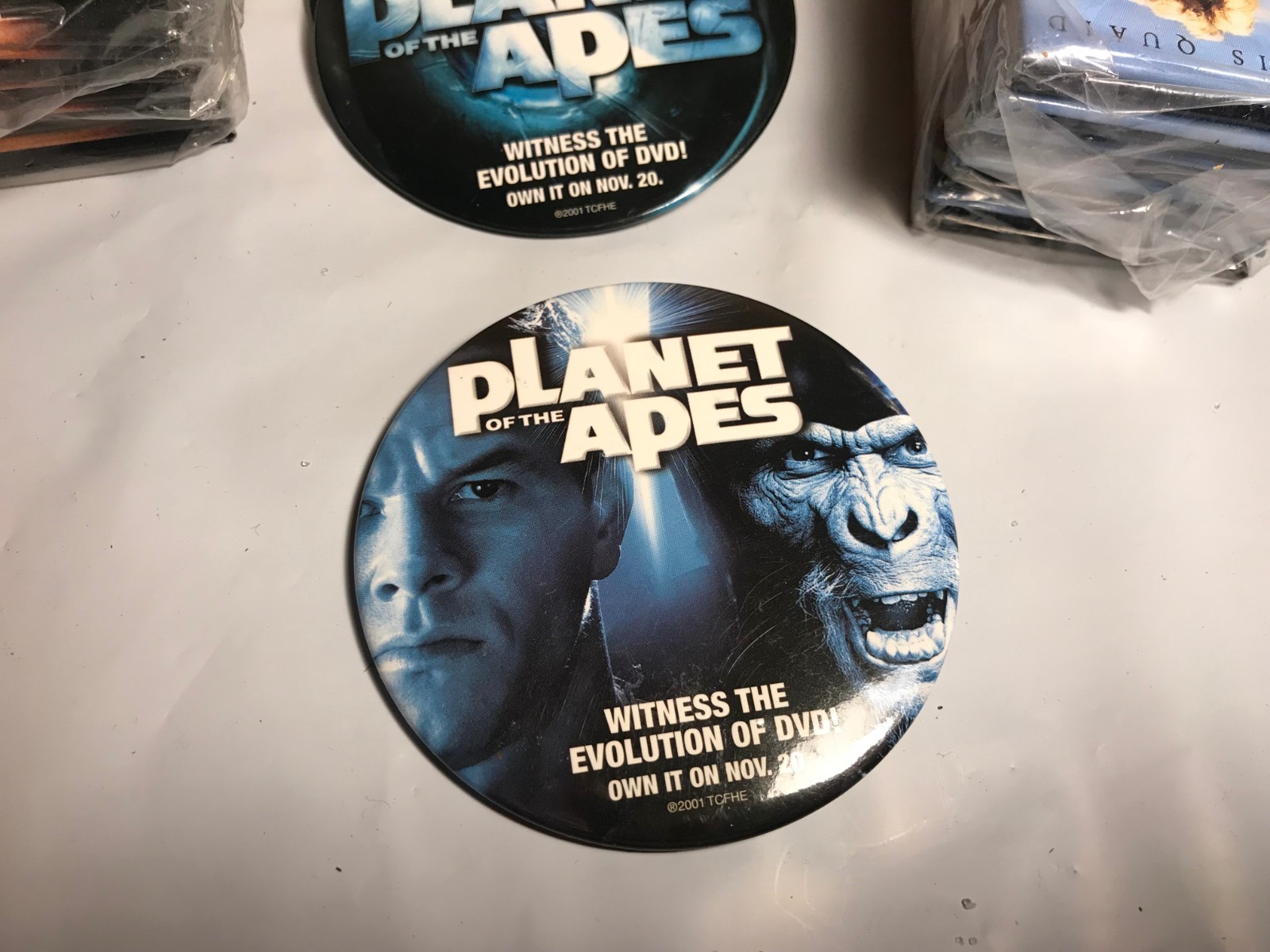 Lot of 100 Movie Promo Button Pin Badges