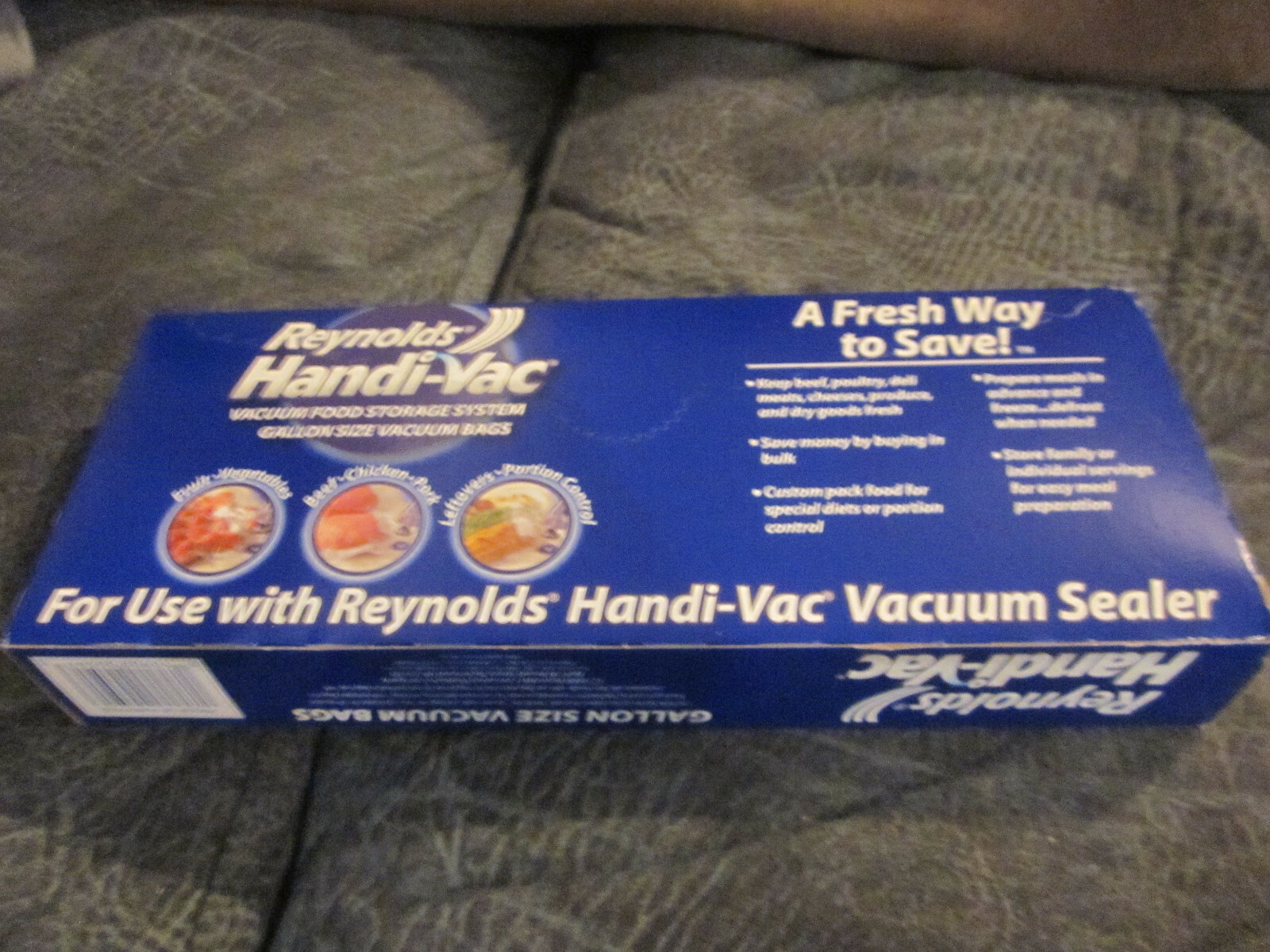 Вакуумные уплотнители Reynolds handi/vac Vacuum Freezer Bags Gallon ...