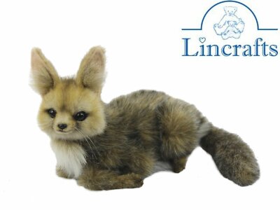 Hansa Lying Cape Fox  8093 Plush Soft Toy Sold by Lincrafts UK Est.1993