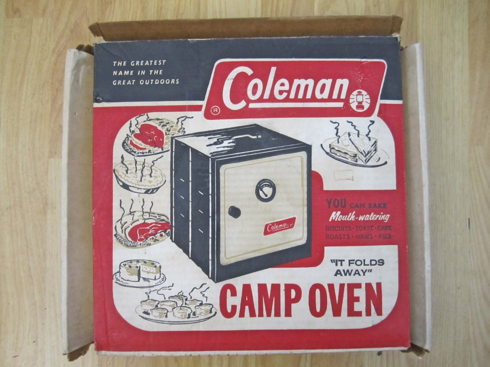 Coleman Camp Stove Oven Model 5010A700 NEW IN BOX 1962? FAST