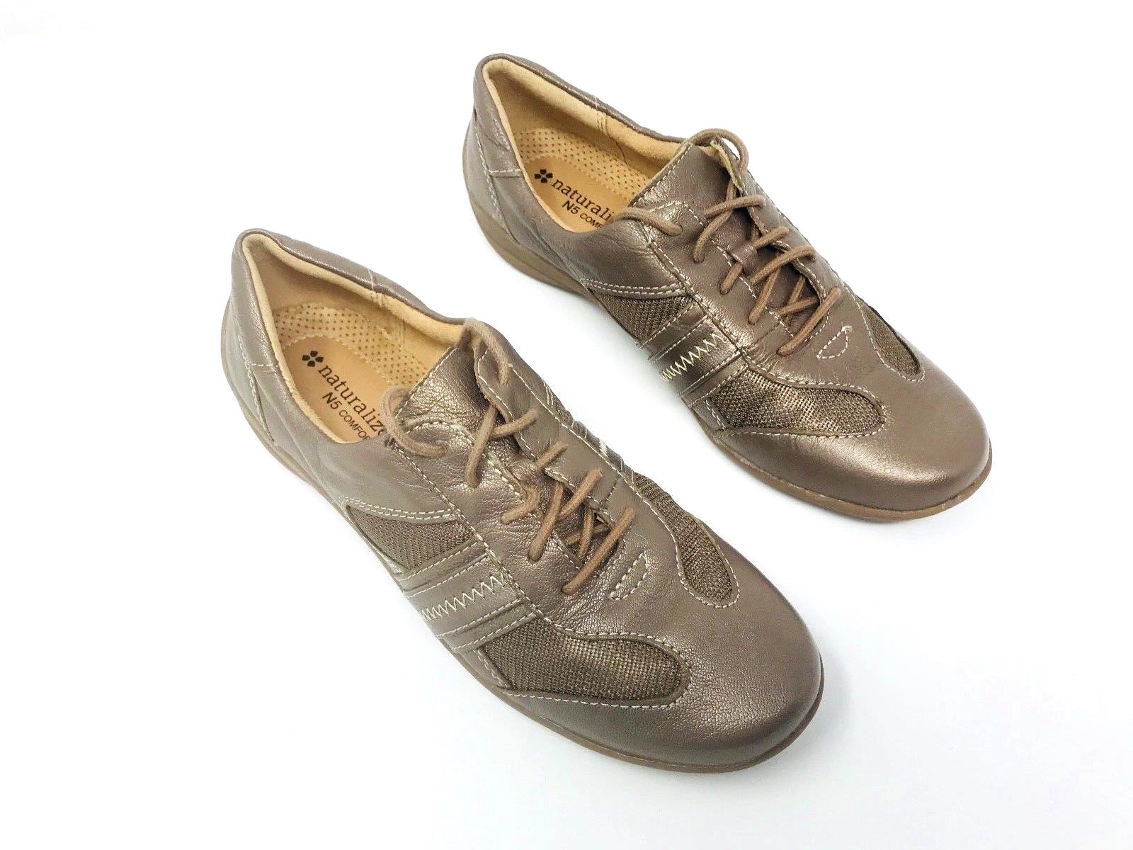 Naturalizer Floret Women's 7.5 M Ash Broe Leather Lace Up Sneakers Oxfords  Shoes | eBay UK