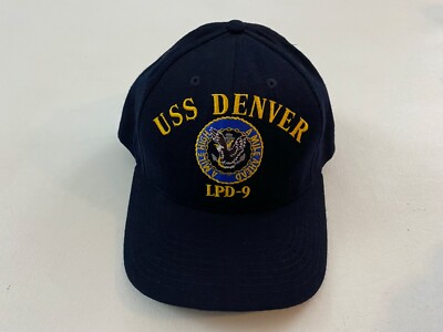 USS DENVWE LPD 9 The Corps US Navy Baseball Cap One Size #1