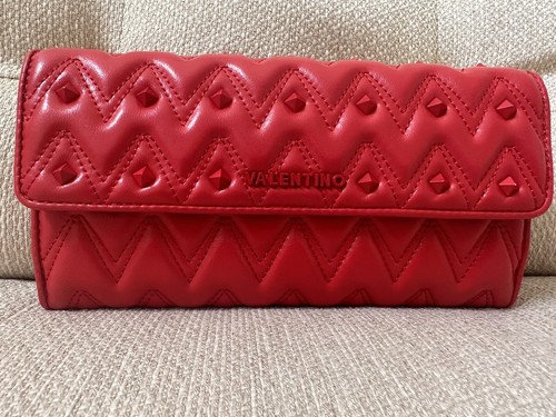 NWT Valentino Julius Studded Flap Chevron Leather Pyramid