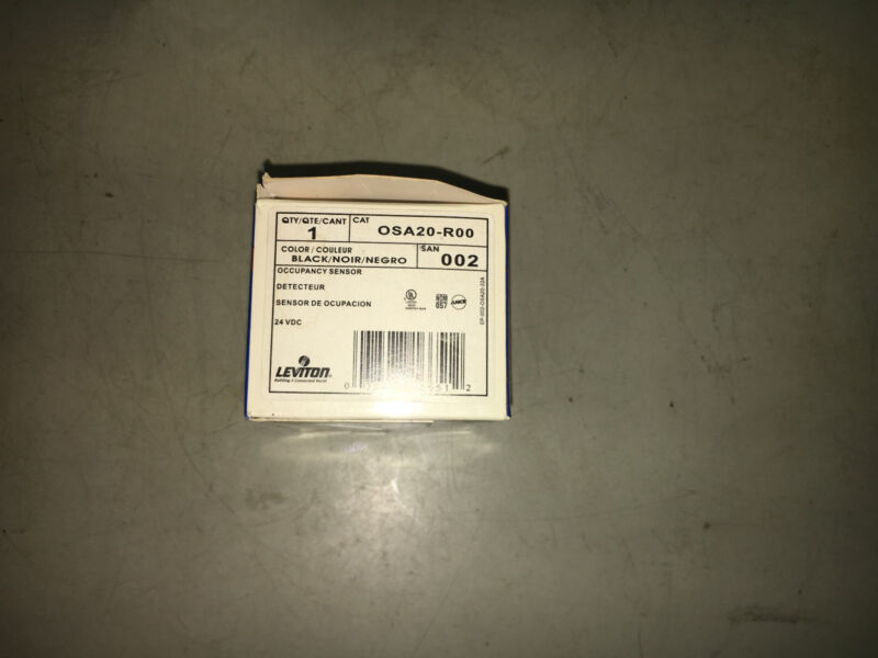 Leviton Osa20-r00 New In Box Missing Pats 24vdc Occupancy Sensor Relay #b42