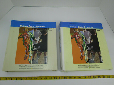 Lot of 2 Smithsonian Science Human Body Systems Teacher's Guide Textbook Binder