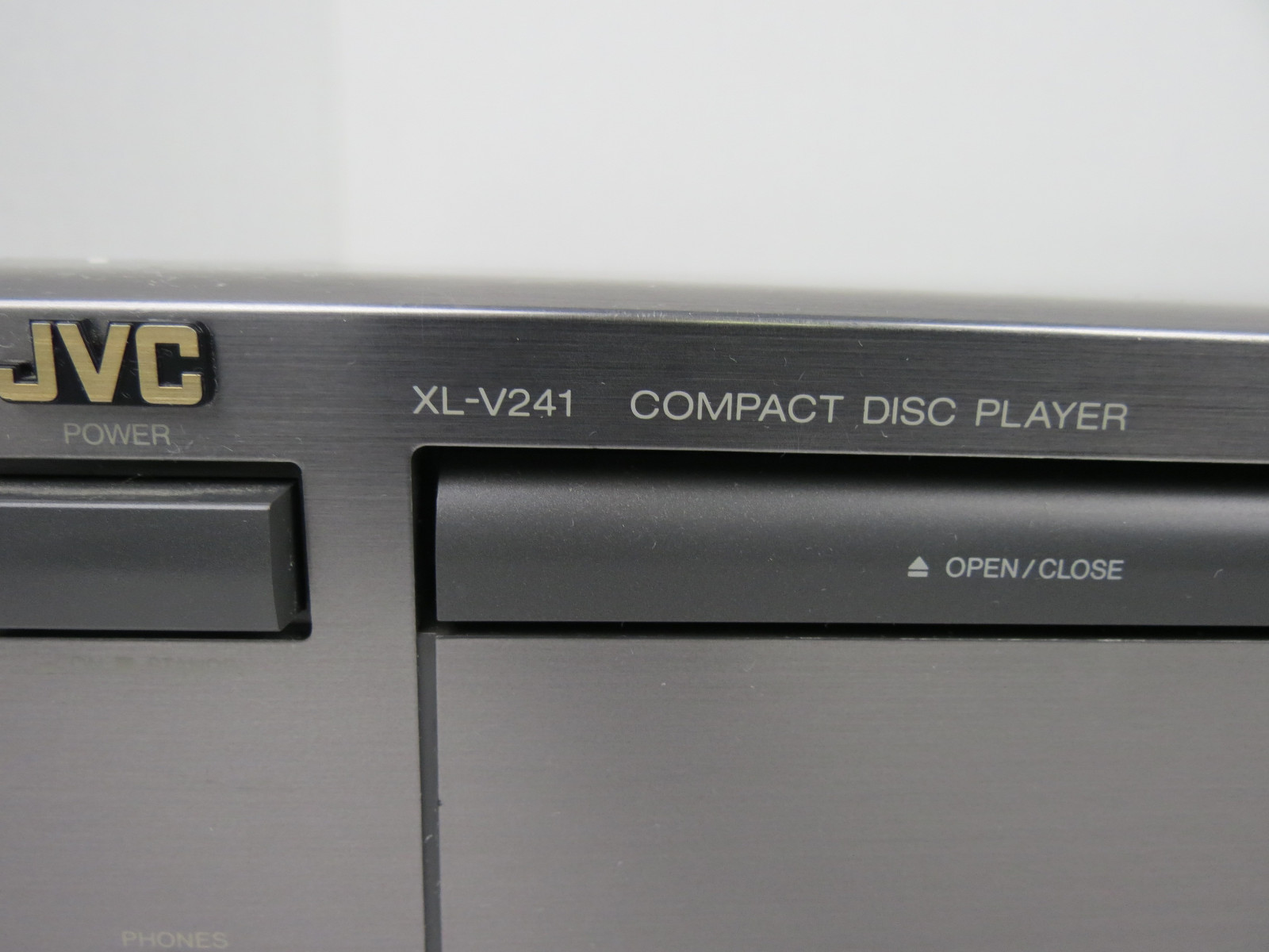 JVC XL-V241TN VINTAGE CD COMPACT DISC PLAYER PEMDD CONVERTER WORKS PERFECT CLEAN