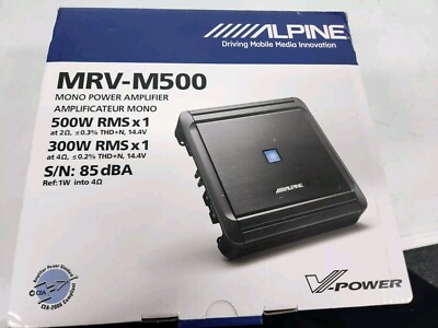 Alpine MRV-M500 500W Mono Channel V-Power Digital Amplifier**Read Description**