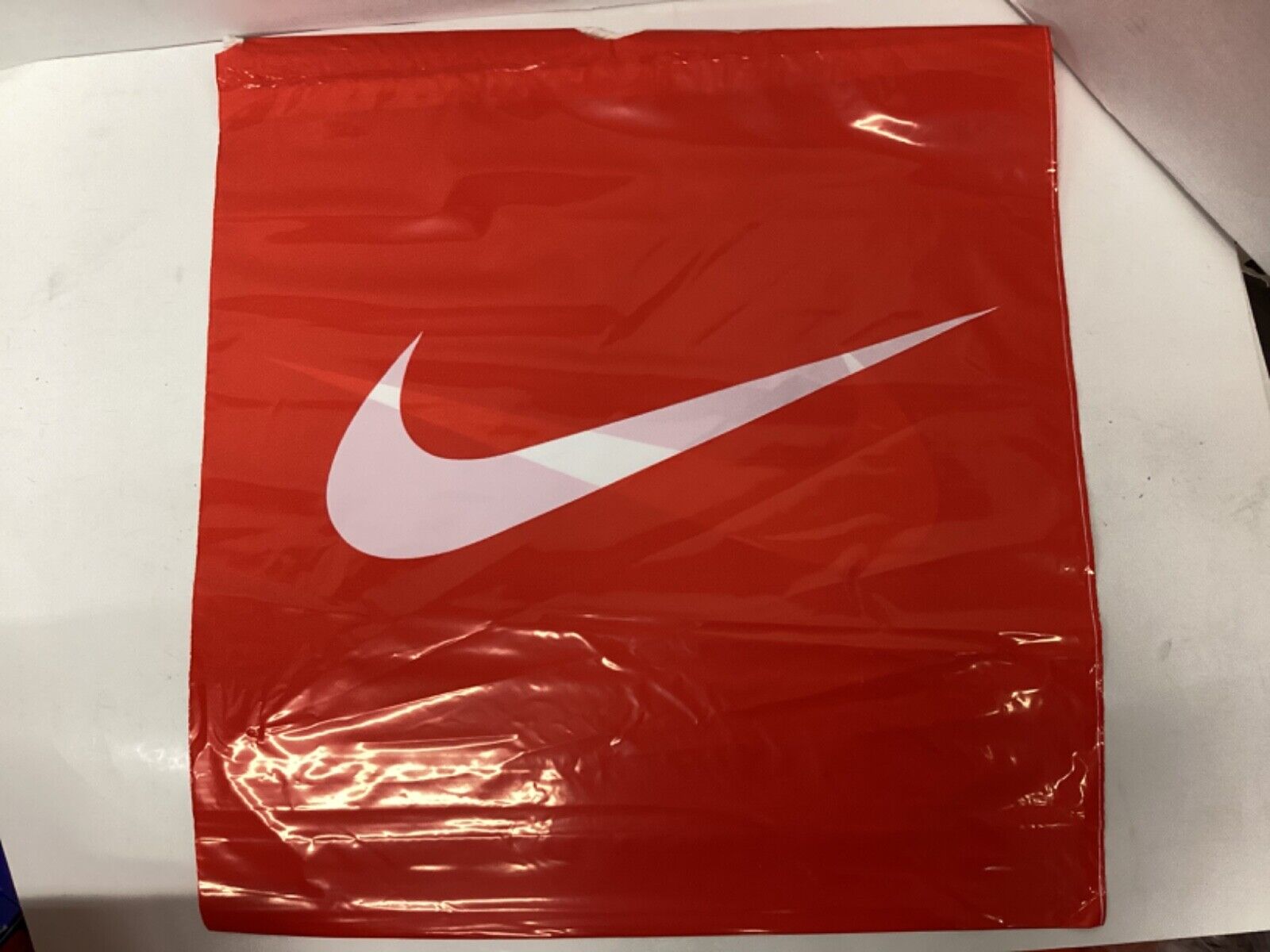 Nike original vintage sneaker plastic bags red with white Nike original vintage sneaker plastic bags red with white