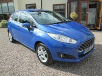Fiesta 1.25 Zetec. 2014. Candy blue. 76,000 mls. MOT 03/2026. 1 former keeper
