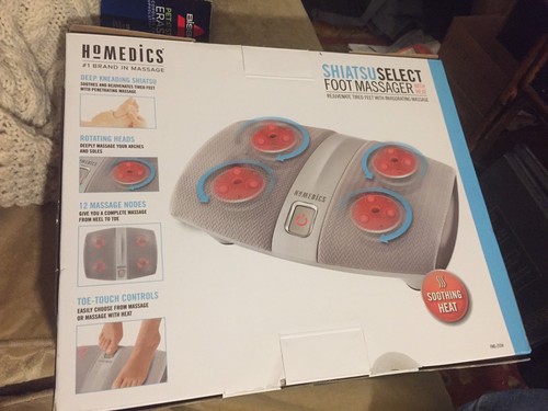 Homedics Shiatsu Select Foot Massager with Heat New Open Box