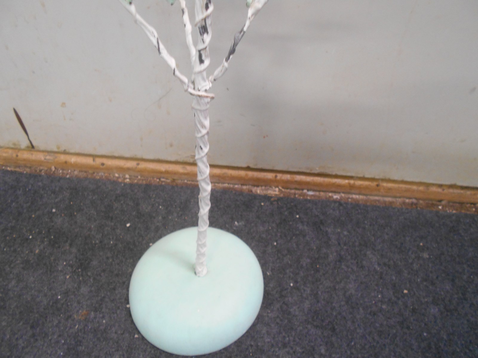 vintage chippy paint with pink roses Philippines Easter Spring tree