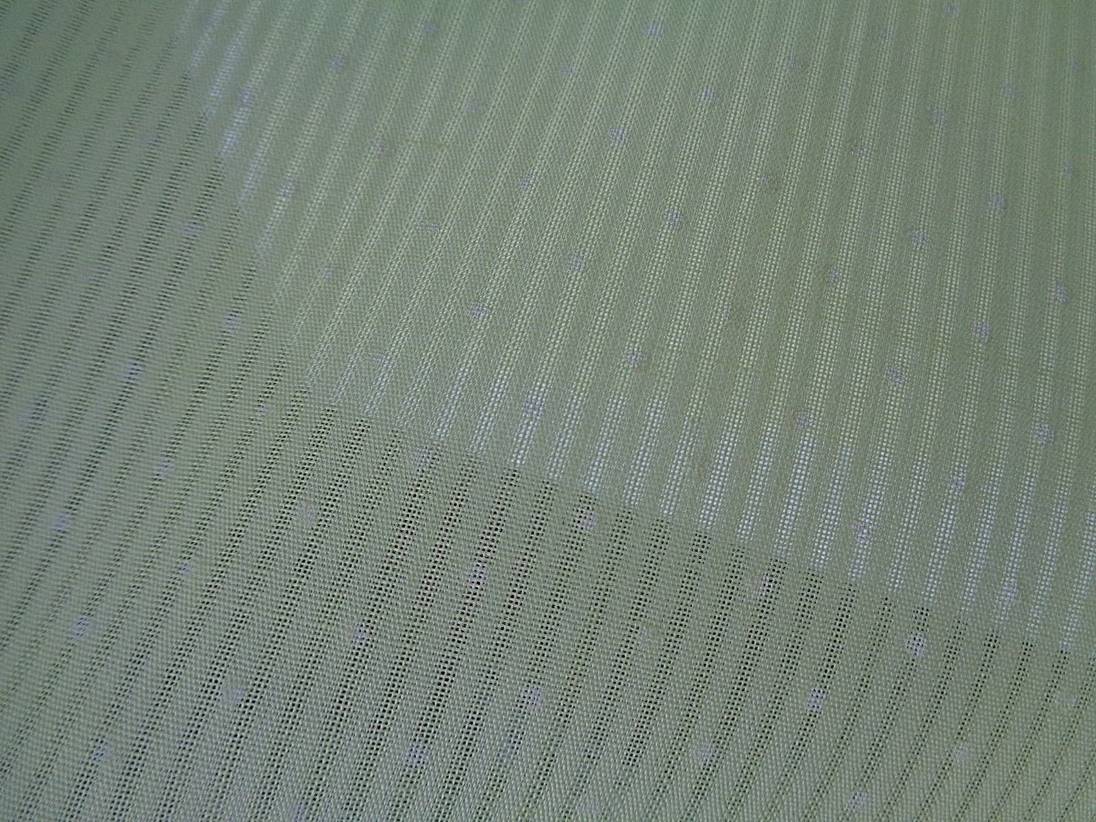 Vintage Sheer Poke A Dot NOS Fabric 3 Yards Pale Yellow