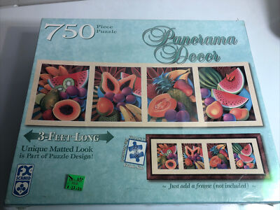750pc Puzzle Panoramic Decor Fruit By FX Schmid