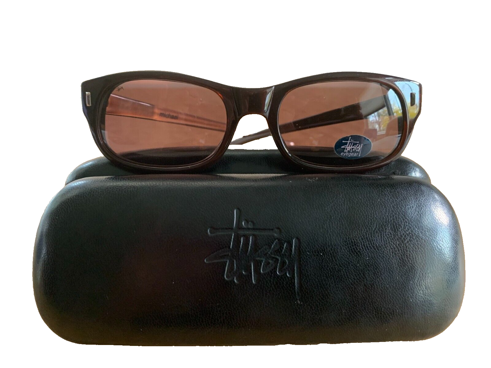 stussy eyegear サングラス　ブライアン Stussy EYEGEAR サングラス brian ブライアン 90s OLD glass メガネ
