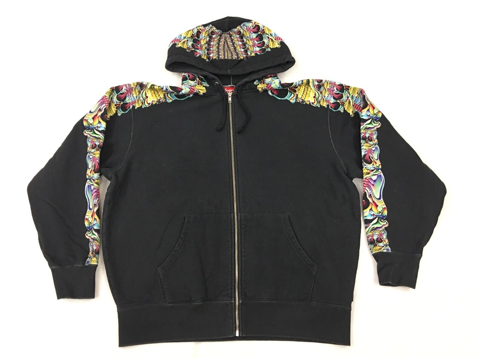 Supreme Skulls Zip Up Hooded Sweatshirt Black Large 22FW Supreme Skulls Zip Up Hooded Sweatshirt Black Large 22FW