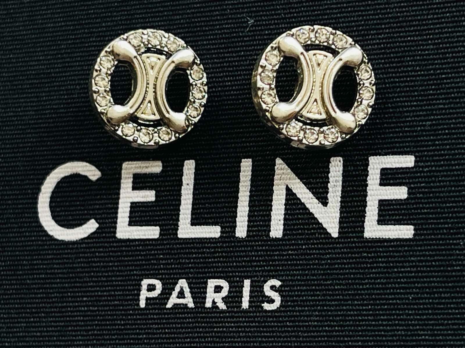 合馬公式アカウント2【Celine】スカート　金ボタン 可愛いパッチポケット◇CELINE ライトギャバジン ミディスカート