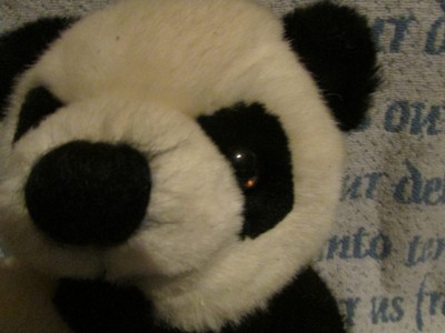 vintage DAKIN PANDA BEAR  stuffed plush toy animal 1986