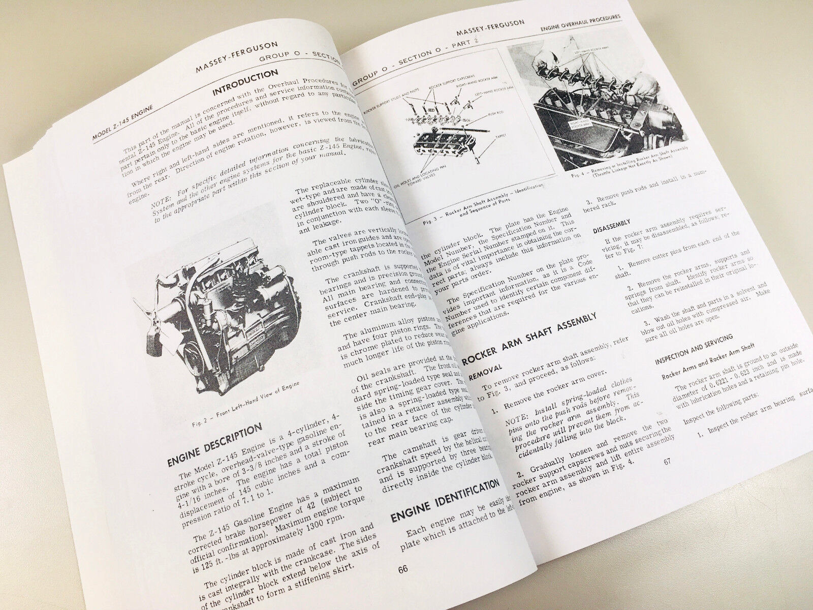 Massey Ferguson 135 Tractor Factory Service Parts Operators Manual Shop Oh Set