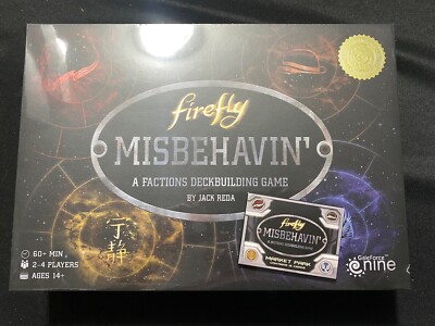 Firefly: Misbehavin' Deck Building Game w/Bonus Market Pack Sealed Brand New
