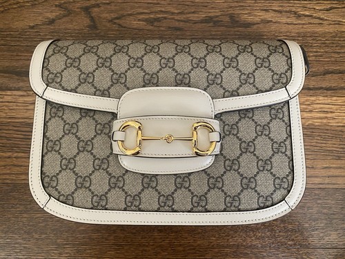 【VIP価格】GUCCI GGスプリーム スビット 1955 バレリーナ GUCCI HORSEBIT 1955 SHOULDER BAG GG SUPREME MONOGRAM CANVAS