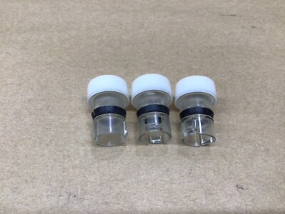 ALLEN BRADLEY 800MR-N2W ILLUMINATED WHITE PILOT LIGHT CAP (Lot of 3) #4085K24IAC