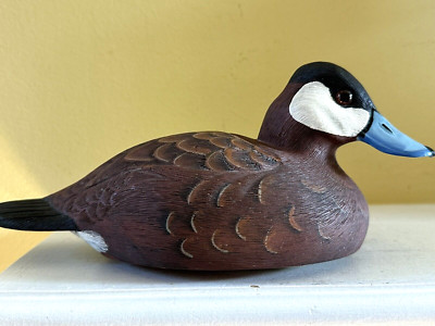 RUDDY DRAKE Duck Decoy Joe Revello 7211 Signed L. Tysinger 1984 9-1/2''