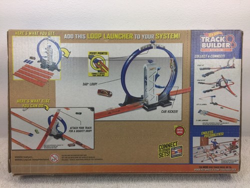 Hot Wheels Workshop Track Builder Loop Launcher Track Extension 2016 Sealed