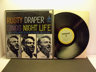 Rusty Draper Sings Night Life, Vinyl LP Record, Monument Records SLP 18018