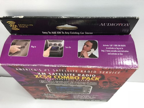 Audiovox XM Satellite Radio XCS9 Combo Pack (Complete)