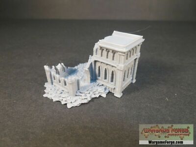 Gothic Epic Ruined Building 9 - Tabletop Wargame Terrain Battletech