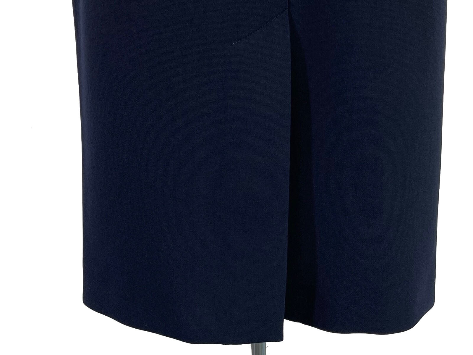 Pre-owned St John St. John Knits Navy Blue Stretch Crepe Jacket Blazer Skirt Suit Sz 10 $1790