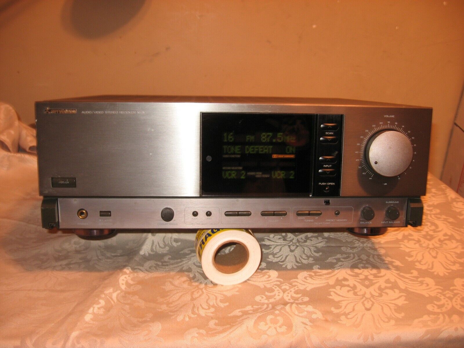 Vintage Mitsubishi Audio Video Stereo Receiver Model M-AV1 Vintage Mitsubishi Audio Video Stereo Receiver Model M-AV1