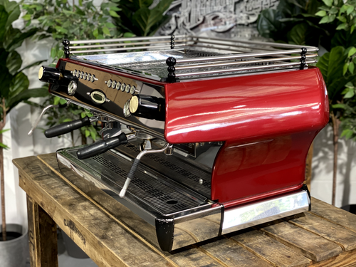 LA MARZOCCO FB80 2 GROUP RED ESPRESSO COFFEE MACHINE COMMERCIAL