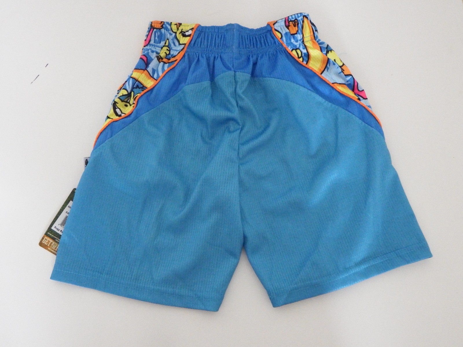 Youth XX Small Barrel of Monkeys  Mesh Athletic Shorts Blue Flow Society