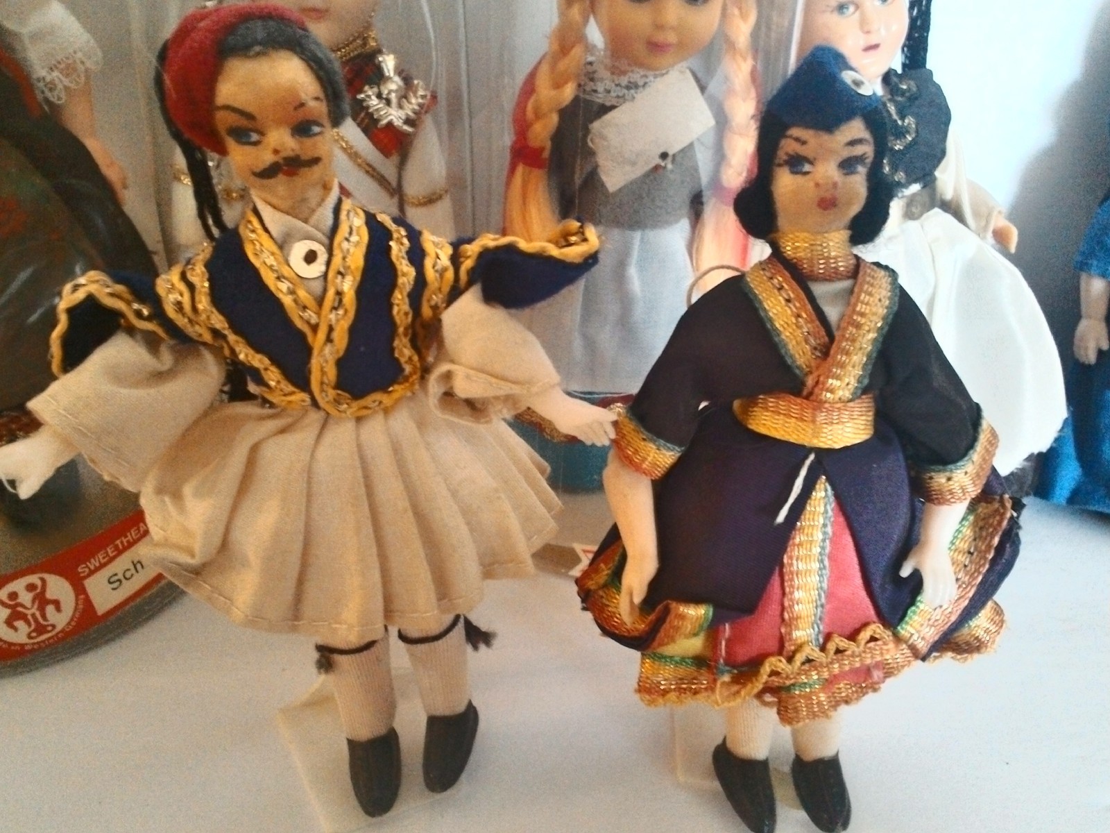 Vintage Plastic Doll Lot, Dolls from around the world!