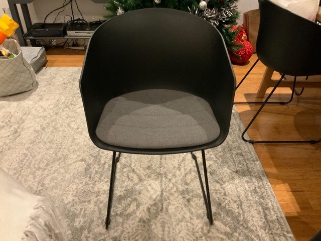 Freedom dining chairs in black $50 each | Dining Chairs | Gumtree