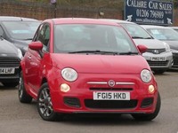 2015 Fiat 500 1.2 S 3dr in Rosso Red Petrol Manual