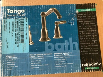 Hansgrohe 06325000 Left Hand Tango High Scroll Handle for Tub Set POL CHROME