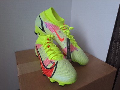 Nike Mercurial Superfly 8 Pro Fg Volt Soccer Cleats Mens Size 11.5