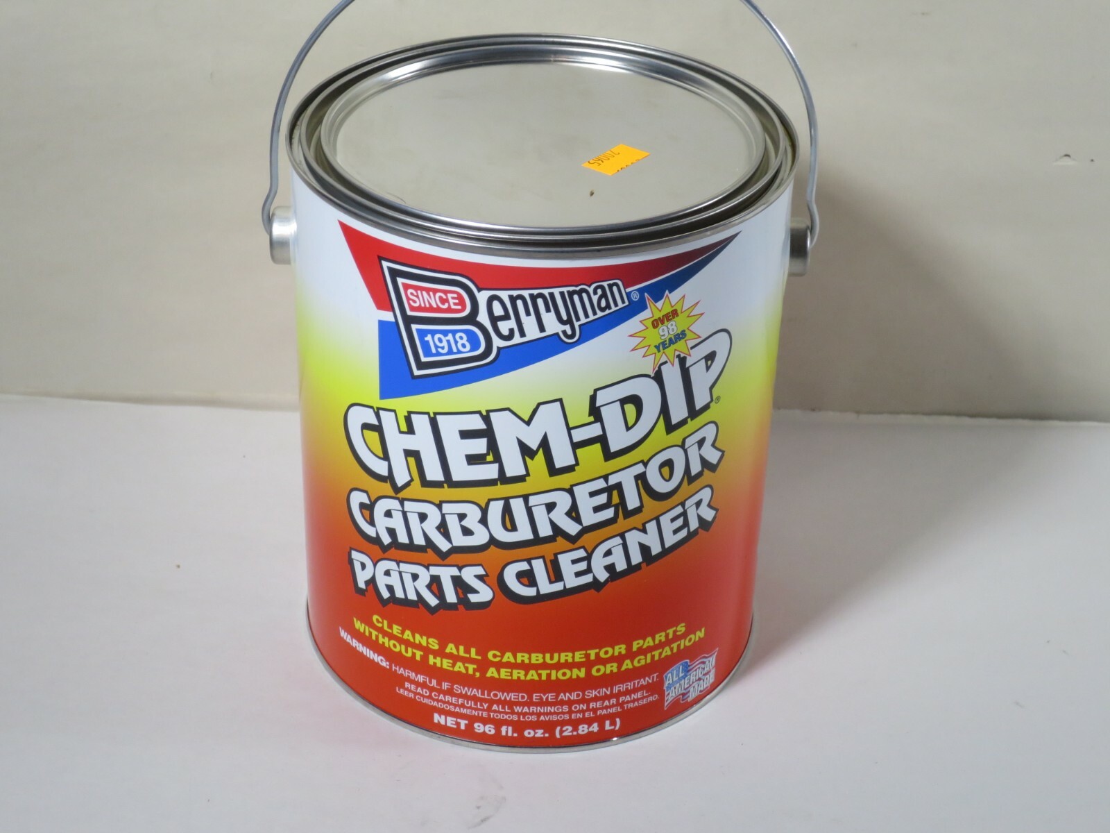 Berryman 0996 Chemdip Carburetor And Parts Cleaner, 96 Oz. Can With