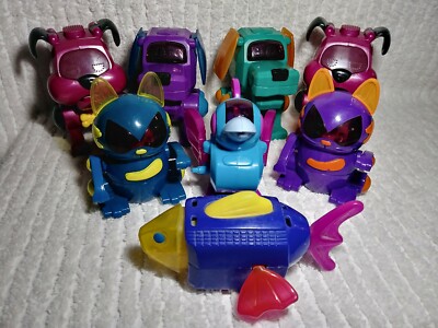 Vintage Tiger Electronics Robot Toys Dogs Cats Bird 8 pc Happy Meal McDonalds