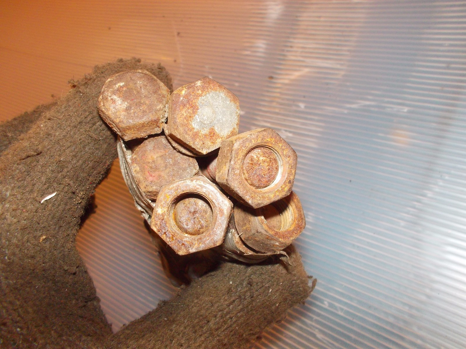 (6) Farmall A B C BN IH Tractor front hub to rim bolt bolts & nuts