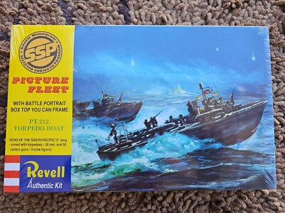 Revell Monogram SSP Picture Fleet PT 212 Torpedo Boat 85-0464 Never Opened