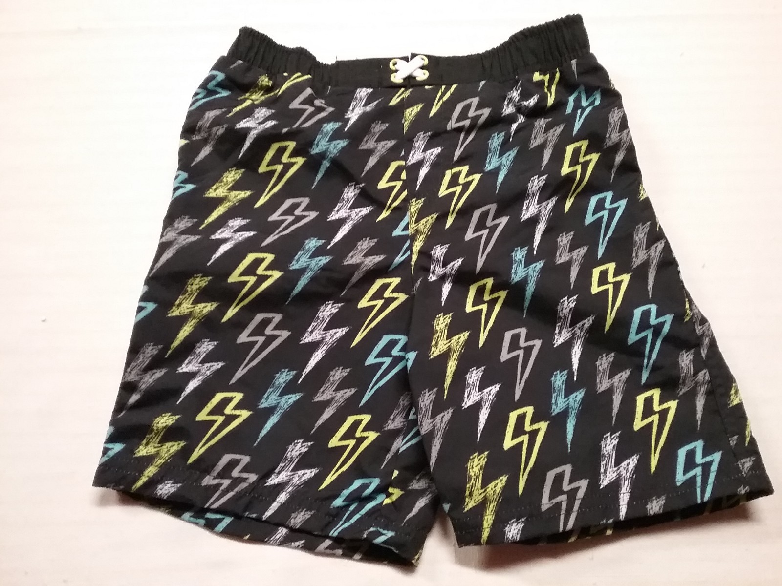 BABY BUNS Boys Swim Rashguard & Swim Trunks Blue /Yellow Set UPF50 Sz-3T, 4T NWT