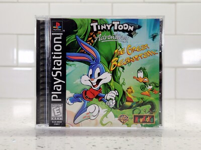 Tiny Toon Adventures The Great Beanstalk (Sony PlayStation, PS1) Free Shipping!